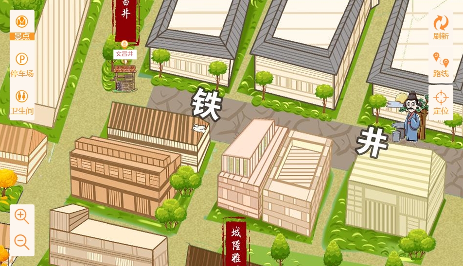 河间智慧景区：手绘地图与语音导览的完美融合